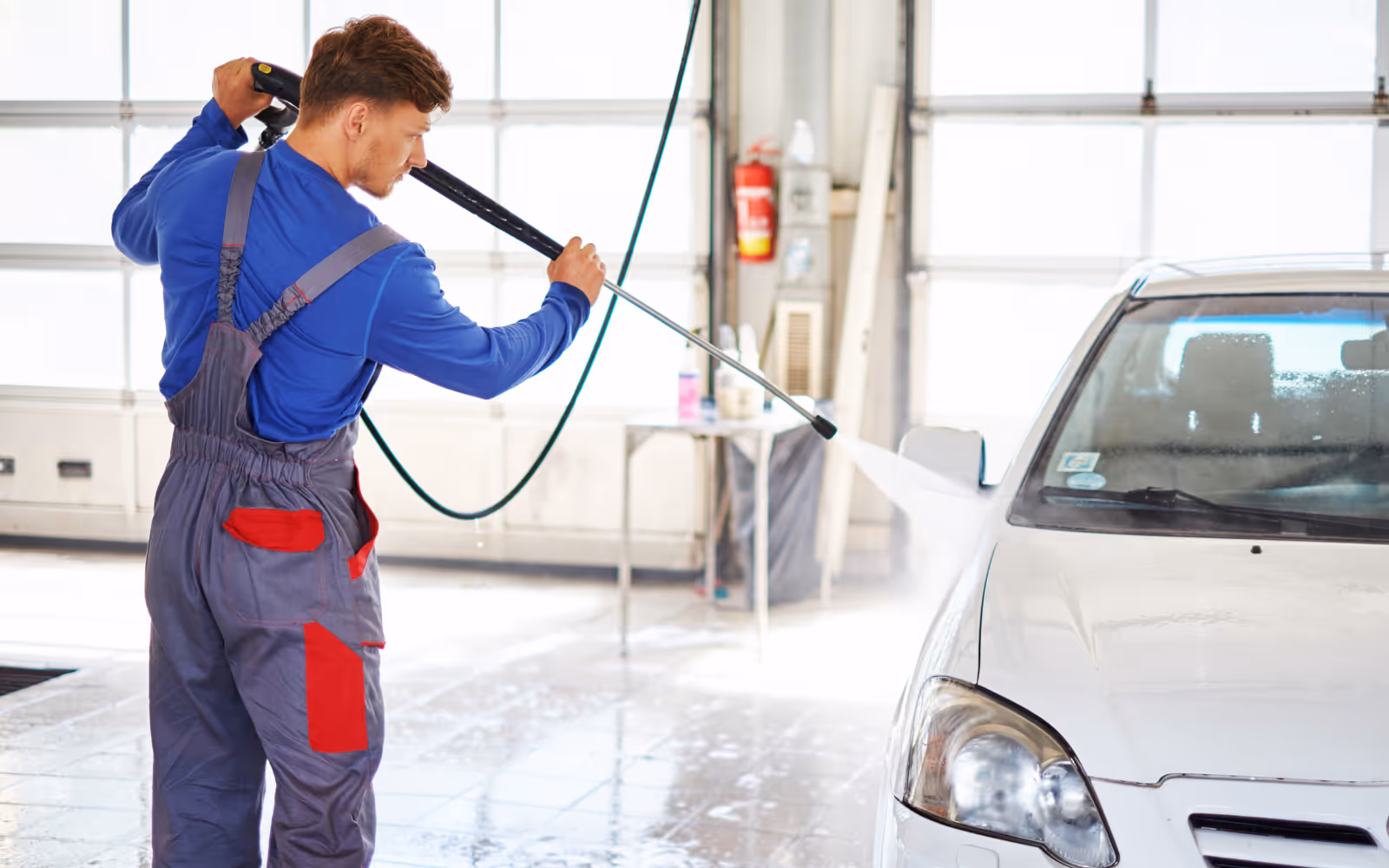 car wash exterior